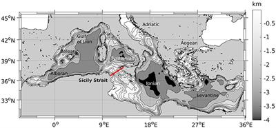 The Effect of the Source of Deep Water in the Eastern Mediterranean on Western Mediterranean Intermediate and Deep Water